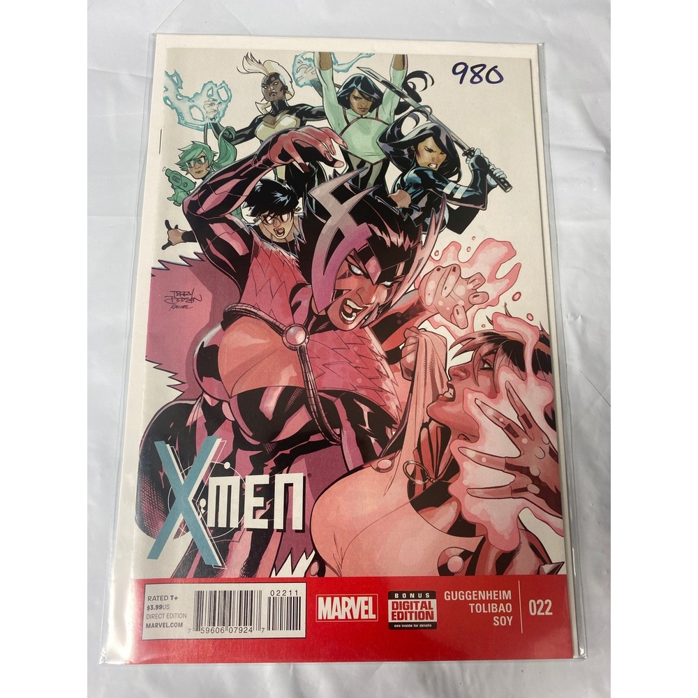 Marvel X-Men #22 2015 Guggenheim Tolibao Soy Dodson Cover Modern Age Comic Book‎
